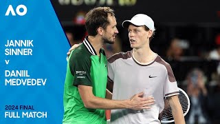 Jannik Sinner v Daniil Medvedev Full Match | Australian Open 2024 Final