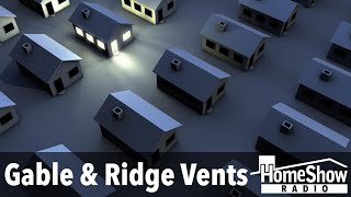How well do gable vents work with ridge vents?
