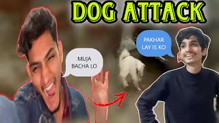 DOG NA REHAN PA ATTACK KR DAYA ||HUM SAB FRIENDS HUSS  KA PAGHL HO GAY😂#dogs #funnyvideo#dailyvlog