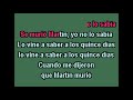 JHONNY VENTURA - LA MUERTE DE MARTÍN KARAOKE