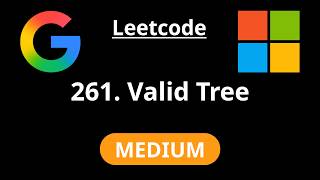 Graph Valid Tree - Leetcode 261 - Road to FAANG #173