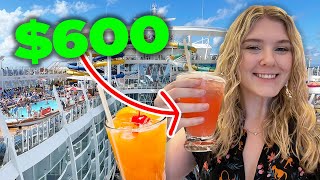 I spent $600 on cruise drink package & I think it was worth it!