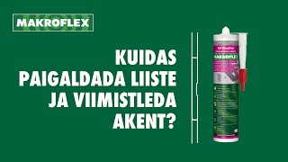 Kuidas paigaldada liiste ja viimistleda akent?