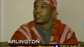 Chicago \u0026 L .A. Gangs in Texas (short clip 1992)