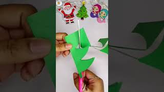 54🎄DIY VERY EASY CHRISTMAS TREE 🎄#craft #shorts #origami #christmasdecor