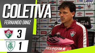 COLETIVA FERNANDO DINIZ | AO VIVO | Fluminense x América-MG - Brasileirão 2023