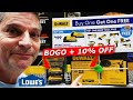 Lowes Get Dewalt Powerstack BOGO 10% Less! Clearance Deals