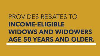 Pennsylvania’s Property Tax Rent Rebate Program (Widow and Widowers 50+)