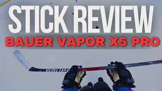 Bauer Vapor X5 Pro STICK REVIEW | GOPRO HOCKEY |