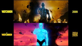 Watchmen live-action(2009)/animated (2024 & 2025) side-by-side comparison [TEASE