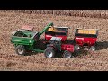 canadian farmer john deere 9500. 2022 corn harvest on a small farm utilizing older equipment.