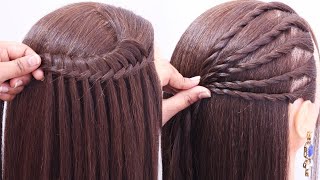 Most Easy Hairstyle - New hairstyle | Simple open hairstyle | Hairstyle for girls | Hairstyle