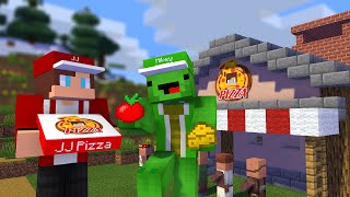 MAIZEN : Let's Work at a Pizza Shop - Minecraft Animation JJ & Mikey