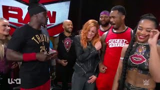 The RAW Roster Congratulates Becky Lynch