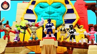 Imaginext Power Rangers Battle Serpent King at the Serpent Strike Pyramid - Unboxing Toy Video