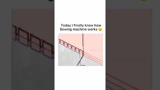 How sewing machine works 😃