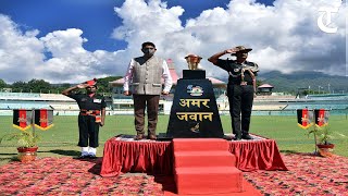 Swarnim Vijay Mashaal symbolising India's victory over Pak in 1971 war reaches Dharamsala