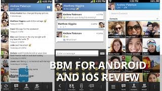 BBM for Android and iOS Review