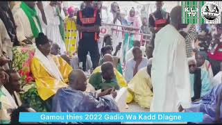 Gamou Thies Médina Fall Édition 2022 Gadio Wa Kadd Diagne auprès du khalif general des Baye Fall