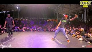 IIB 2015 100% KRUMP 1/4 FINALS GUYZ: NO SCRIPT vs KONKRETE BY HKEYFIL by