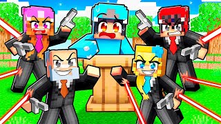 Protect The PRESIDENT with Crazy Fan Girl In Minecraft!