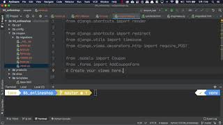 [오지랖 파이썬 웹 프로그래밍] 6장 Onlineshop 22 - 쿠폰 추가 뷰 만들기! - Coupon Add View in django