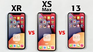 iPhone XR vs XS Max vs iPhone 13 SPEED TEST in 2023 After iOS 16.3.1- Ultimate Real World Speed Test
