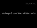 Nimbenge Sumu - Wambali Mkandawire