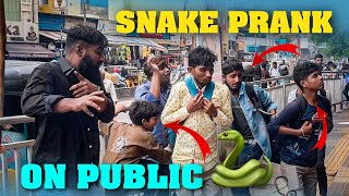 Snake Prank In Public | Telugu Pranks | Pareshan Boys1