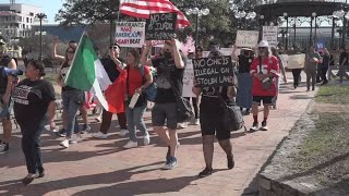 2 protests in San Antonio over immigrant deportation and detention camps