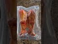 trying ready to eat “smoked seasoned chicken legs” vacuum packaging for lunch….not bad at all 😋😊