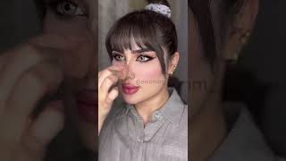 دماغم بزرگه با یه حرکت کوچیک میکنم #shortvideo #makeup #آموزش #ترفند #زیبایی #عروس