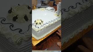 vanilla cake design 5kg #short #video#kutubcakemaster