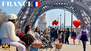 28 March 2025 PARIS France 🇫🇷 4K HDR City street walk Best Place street walk spring walk visit Paris