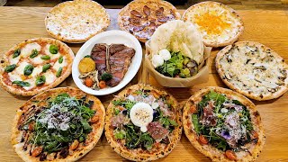 인생 피자! 바삭하고 쫄깃한 8가지 화덕 피자, 스테이크 피자, 치즈 피자, 버섯 피자, 8 kinds of best oven pizza in Korea, Pizza master