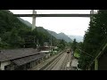 （旧）川原湯温泉駅　上り列車　115系到着シーン kawarayu onsen