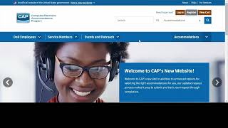 CAP Website: Register for an Account