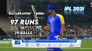 Suryakumar yadav Scored 97 Runs in 39 Balls | MI vs PKS | IPL 2020 | world cricket championship 3