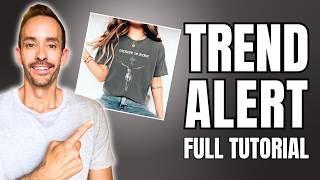 This NEW T-Shirt Design Trend is About to Blow Up (Print on Demand Tutorial)