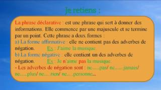 Projet 01- Séquence 01 - grammaire : (1 AM : 2ème génération)