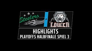 DEL2 Highlights Playoffs Halbfinale Spiel 3 | Bietigheim Steelers vs. Löwen Frankfurt