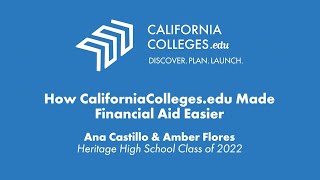 How CaliforniaColleges.edu Made Financial Aid Easier