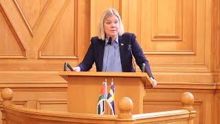 Magdalena Andersson 10 years after Sweden acknowledged Palestine as a sovereign state