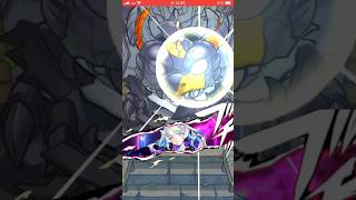 【モンスト】新確定演出かっこよwww！マギア真獣神化狙いで超獣神祭引いたらオーブが天空へぶっ飛んで神引き来たぁ！#shorts