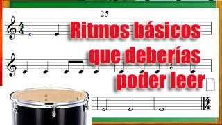 Ritmos básicos que tienes que aprender antes de estudiar música Ritmos básicos que tienes que aprender antes de estudiar música