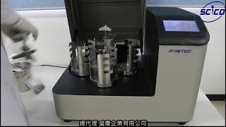 盛慶企業有限公司 代理 POWTEQ Planetary Ball Mill BM40  4罐式行星式球磨機