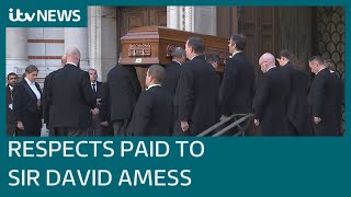 Boris Johnson and former PMs at Westminster for MP Sir David Amess service | ITV News