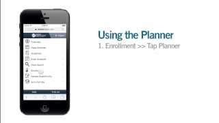 Using the Planner in Mobile SIS