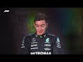 george russell on his dramatic mercedes debut through the visor