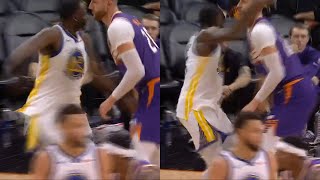 Draymond Green gets ejected for swinging and hitting Jusuf Nurkic in the head 😳